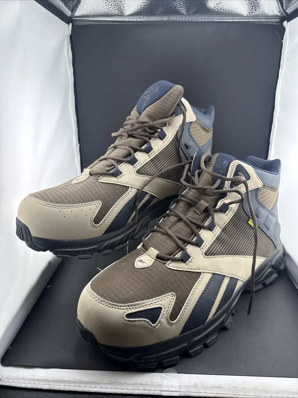Reebok Work Sublite Cushion RB3262 EH SR Safety Boots Men’s 14W Wide Brown